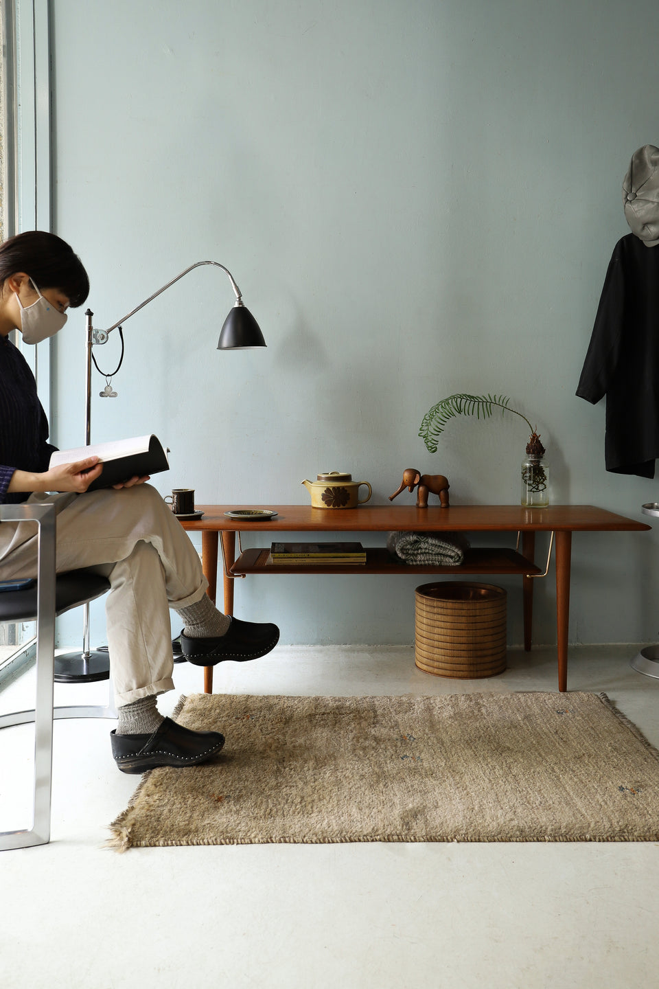 フランス&サン コーヒーテーブル チーク材 デンマークヴィンテージ