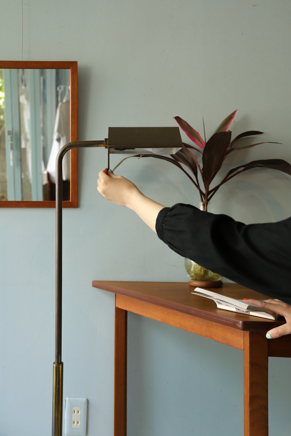 イタリアヴィンテージ レルコ フロアスタンド/Relco Italy Brass Floor