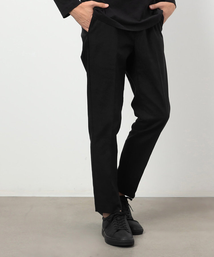 セットアップ対応】Easy Active Wear ストレッチ テーパードスラックス