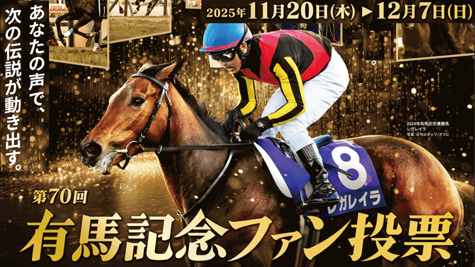 第70回有馬記念ファン投票｜投票期間・応募方法・豪華賞品まとめ