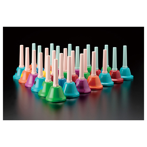 ミュージックベル（ハンドベル） - レインボー・カラー MB－C と