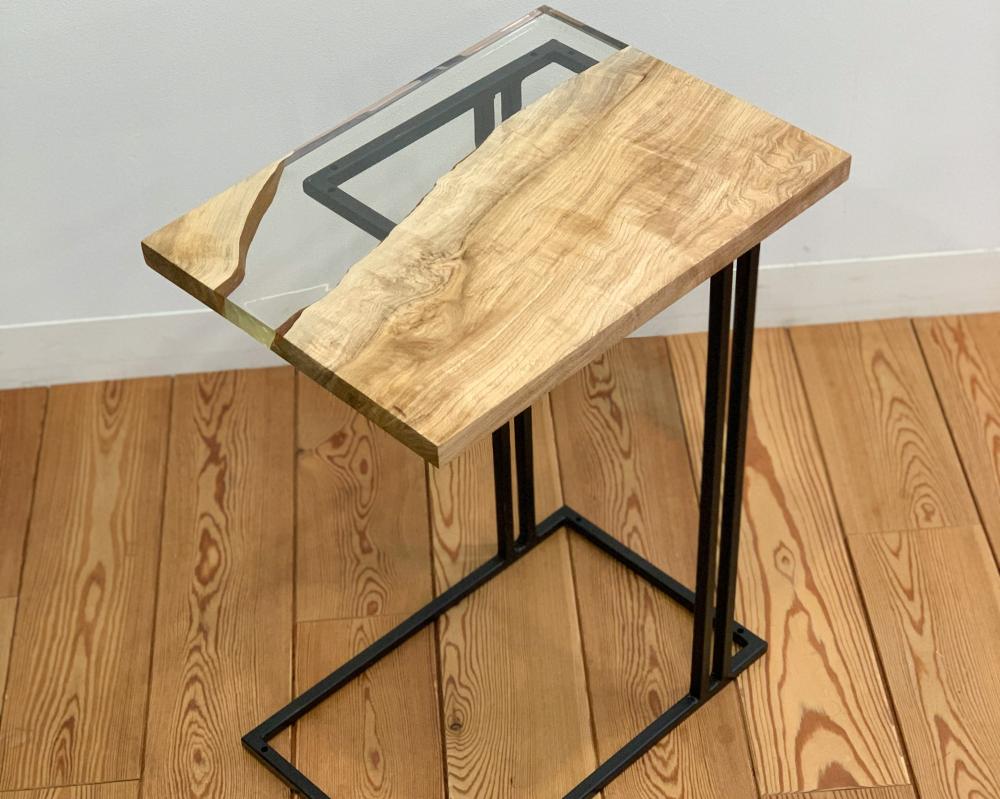 センのサイドテーブル「ガーランドデザインワークス」レジン・リバー