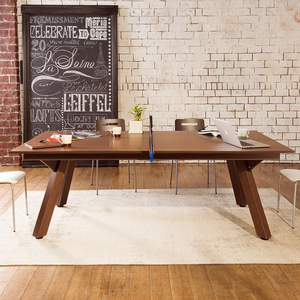 ガラージx三英 ピンポンワークテーブルミニ 幅122 奥行219.2 高さ76cm