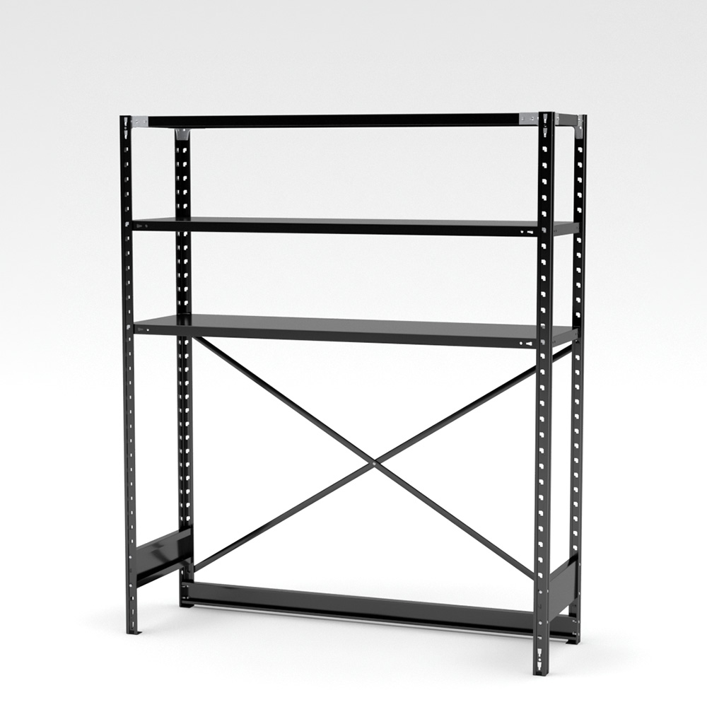 抗菌ABラック 下段開放タイプ 幅151.2×奥行46.2×高さ180cm (スチール