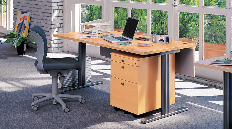 イタリア製 fantoni/ファントーニ パソコンデスク GT 幅180 奥行90 高