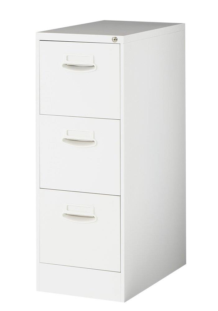 A4 ファイリングキャビネット 3段 (キャビネット スチールワゴン 鍵