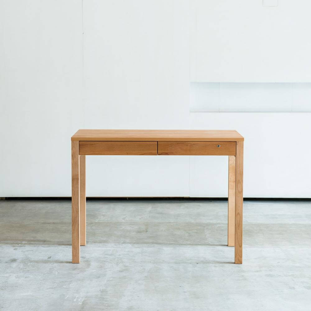 シンプルデザインデスク ナチュラルウッド