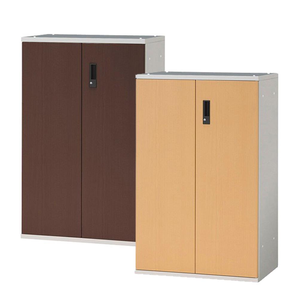収納家具 スチール製書庫 収納庫 両開き保管庫 下置き W70xD45xH110cm