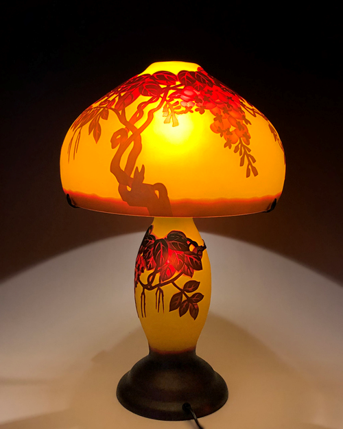 galle ガレ風ランプ彫刻工房