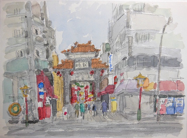 町並彩歩～伊藤 隆のスケッチ～ 近畿地方の風景（兵庫）