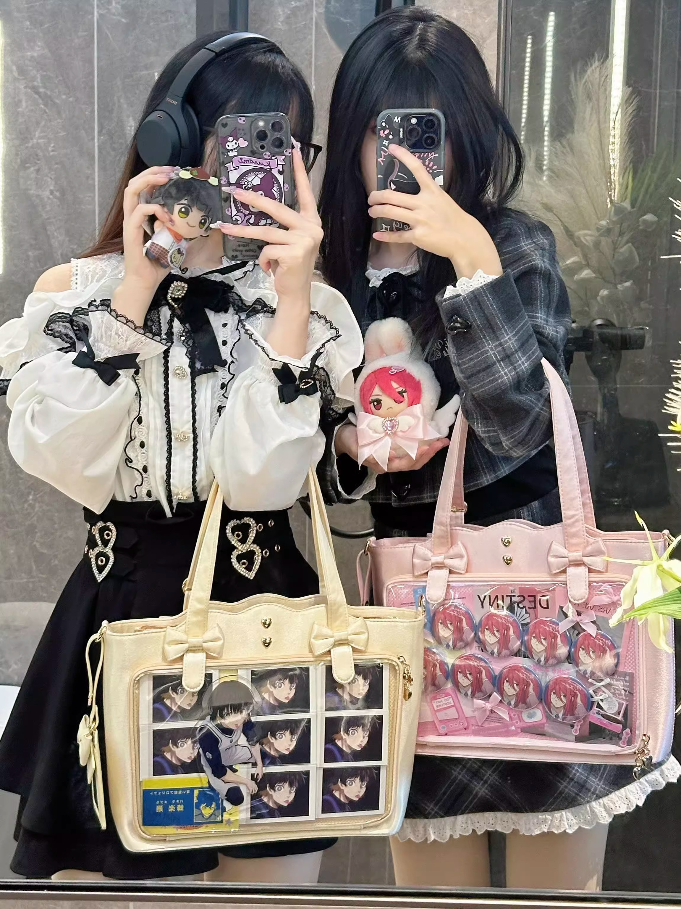 Qoo10] 痛バッグ 痛バ 58mm 75mm 缶バ : バッグ・雑貨