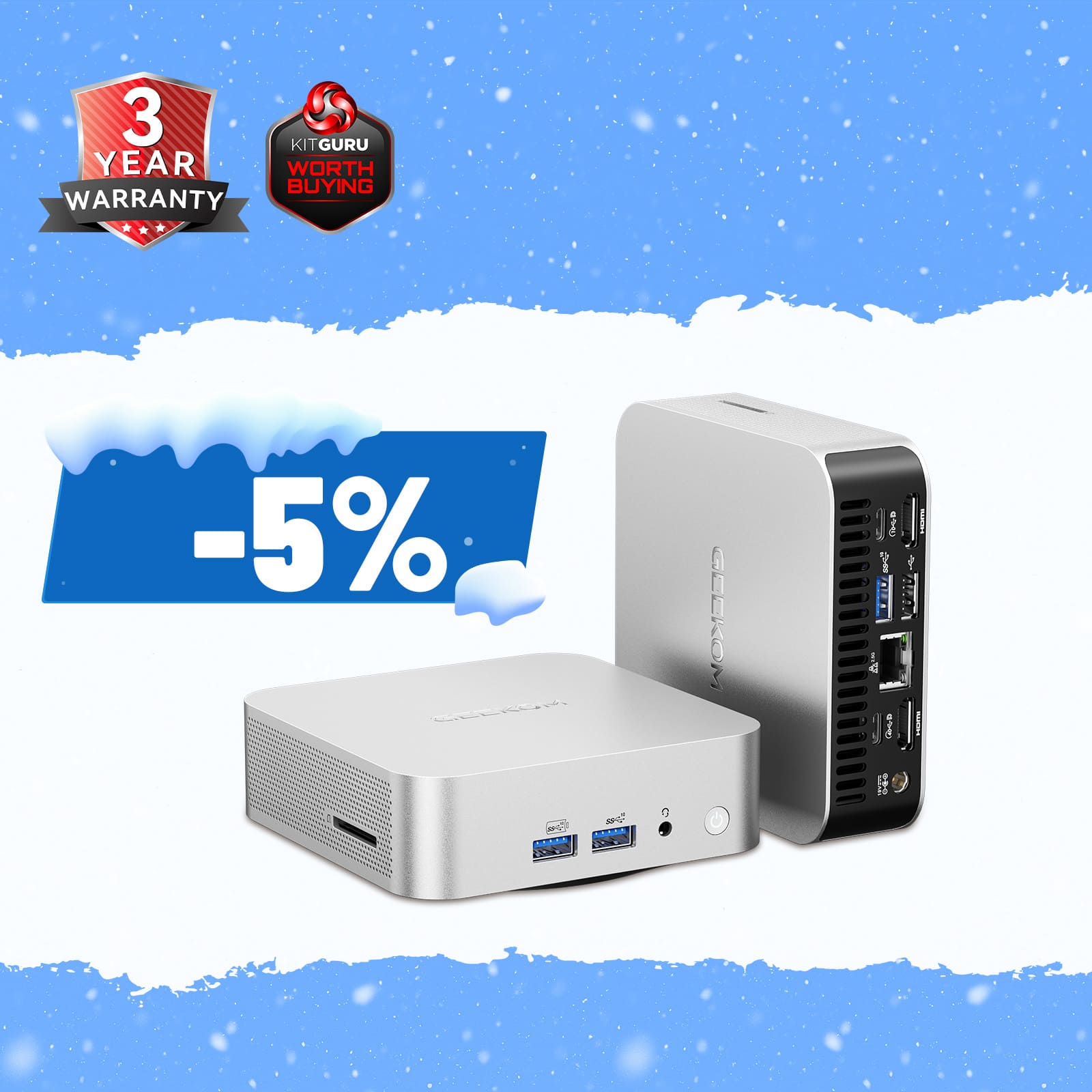 GEEKOM NUC A8MAX ミニPC｜R7-8845HS/R9-8945HS搭載