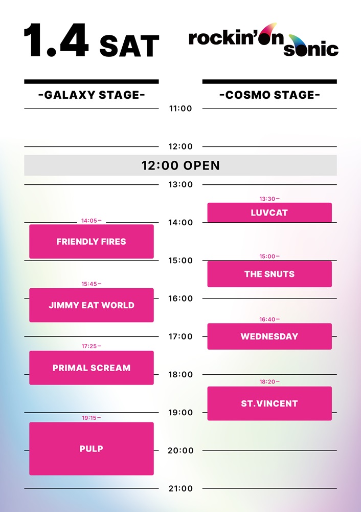 ニュー・イヤー洋楽フェス