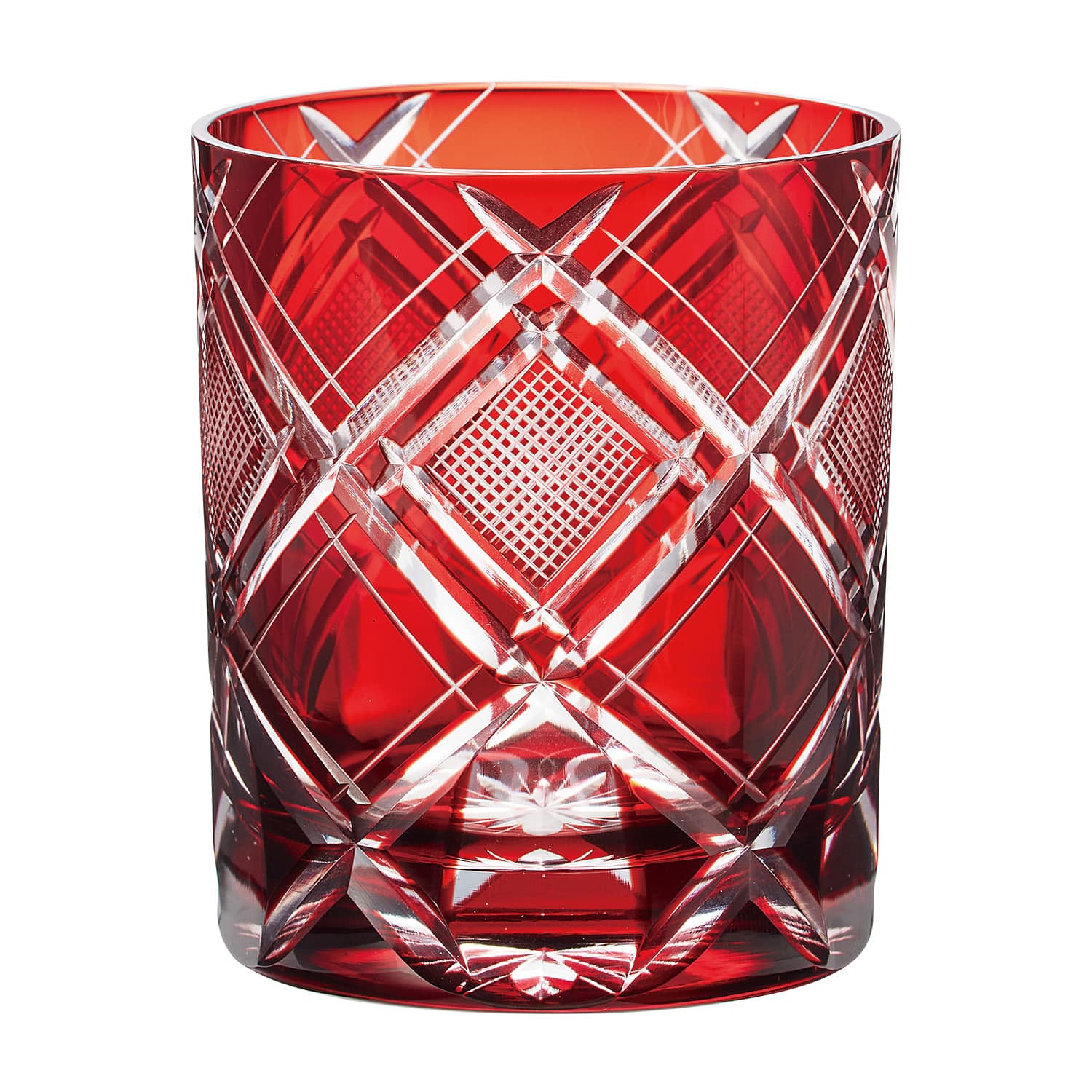 江戸切子 オールドグラス(赤)【eGift】|デジタルギフト・ソーシャル