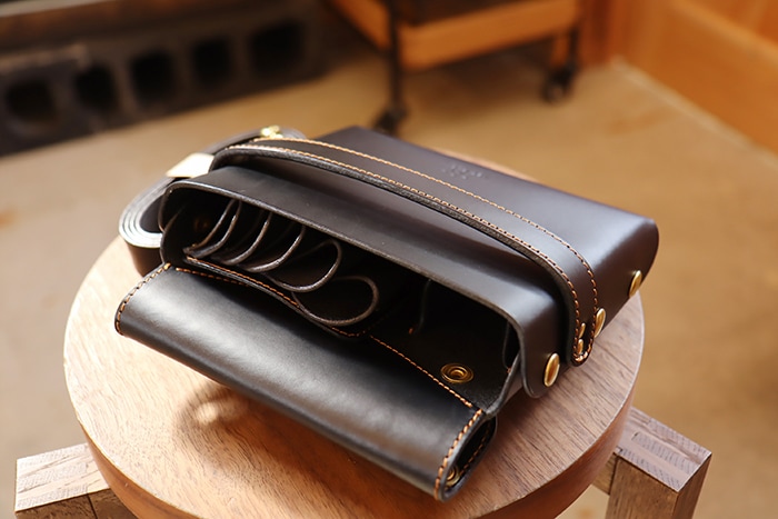 シザーケース本革5丁用 -clutch s- |シザーケース専門店｜美容師向け本