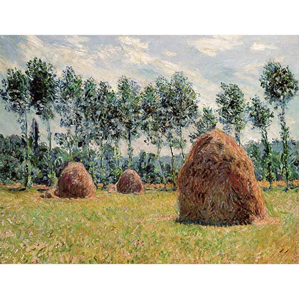 ジヴェルニーの積みわら 【6号】 クロード・モネ 【 額縁が選べる 額