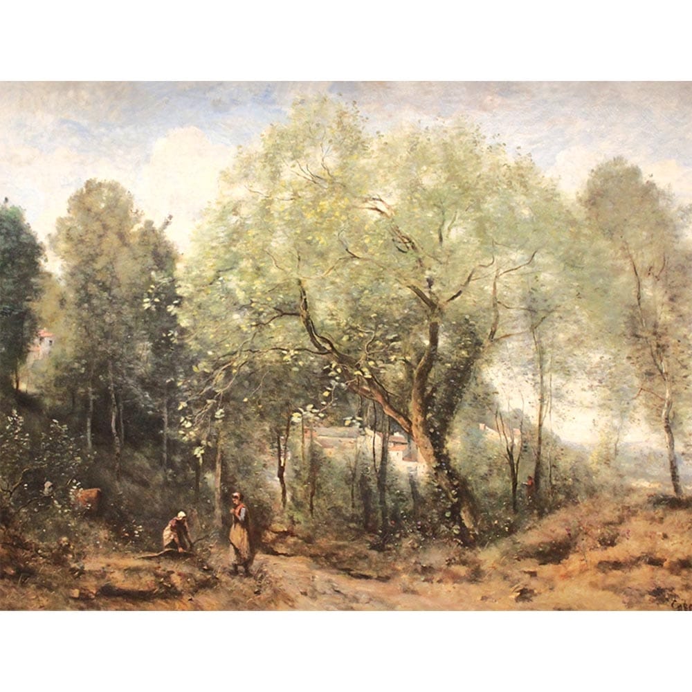 きささげの木 【8号】 ジャン＝バティスト・カミーユ・コロー 【 額縁