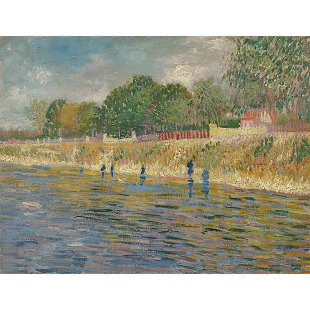 セーヌ川の川岸 【15号】 フィンセント・ファン・ゴッホ 【 額縁が