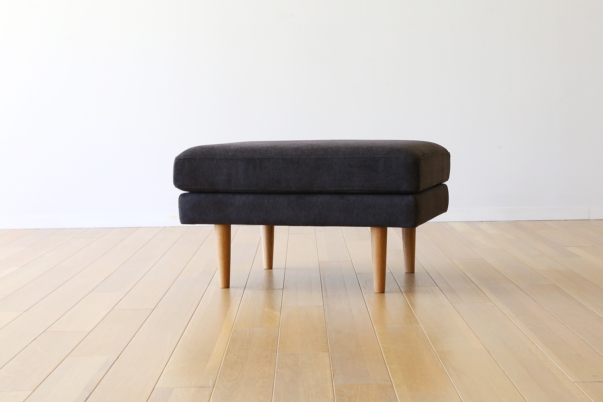 LEO SOFA オットマン ライトブルー オーク脚/ウォルナット脚