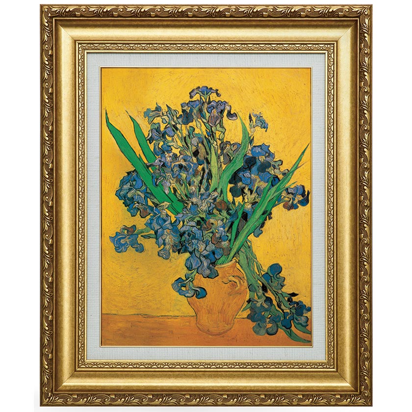 ゴッホ 「アイリス」 6号 西洋絵画 立体複製名画 【5％ポイント還元中