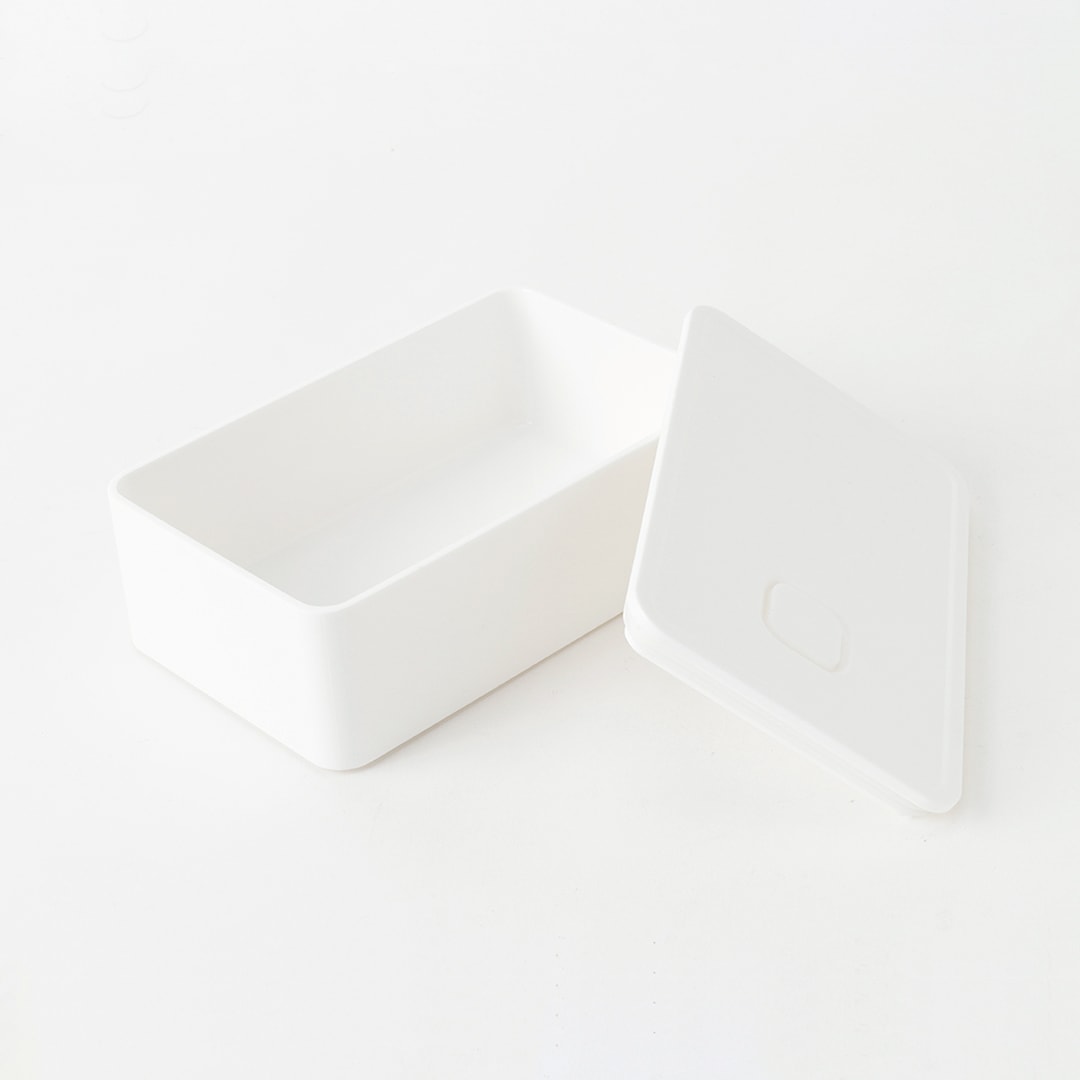 tower】バルブ付き密閉バターケース ホワイト｜キッチン用品,保存容器