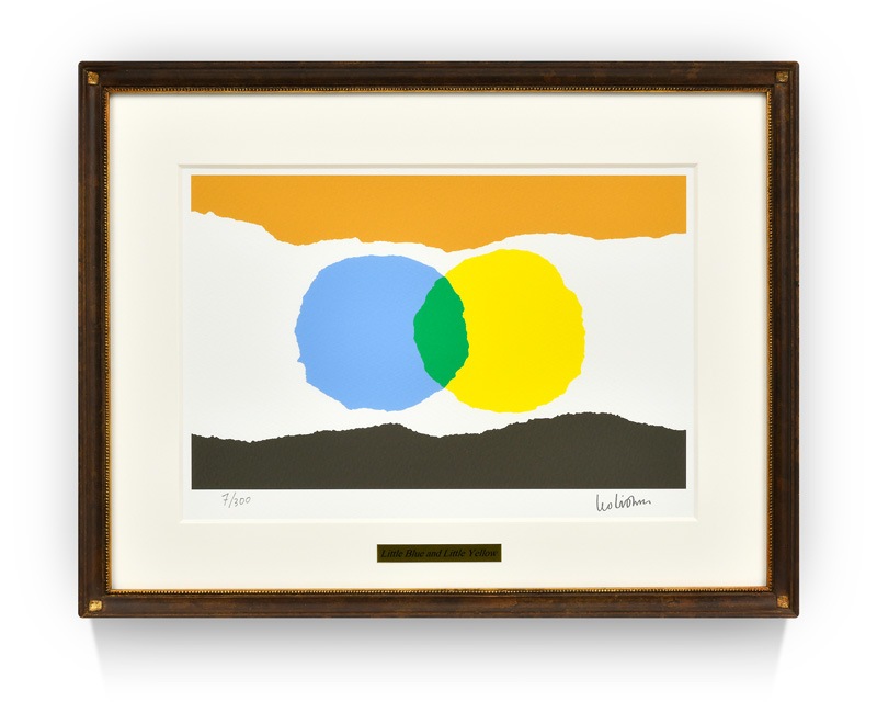 レオ・レオニ 版画「あおくんときいろちゃん」【限定300枚】｜求龍堂