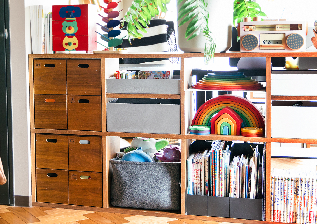 ライクイット タイディアップボックス 深型4点セット（フタ無し