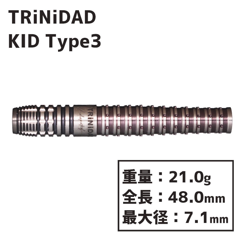 トリニダード キッド3 後藤智弥 TRiNiDAD Undisputed KID TYPE3 ダーツ