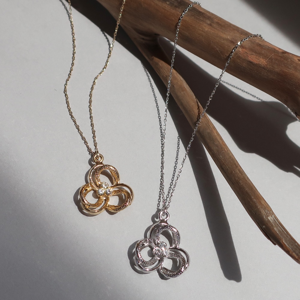 日本製 フラワーモチーフ ネックレス レディース | ネックレス | 日本