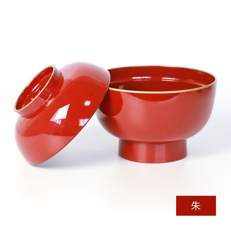 雑煮椀 食洗機対応 おしゃれ 雑煮椀大名型 渕金塗 お雑煮 お椀 汁椀 蓋