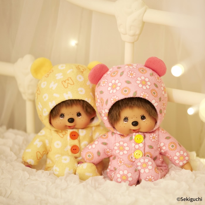 新商品】プリントロンパースモンチッチ☆クマ誕生日☆ポーチーズ