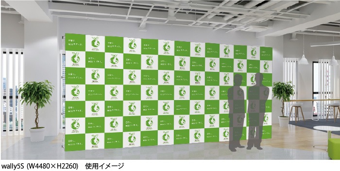 記者会見やイベントのバックパネルに！大型バックボード ウォーリー3
