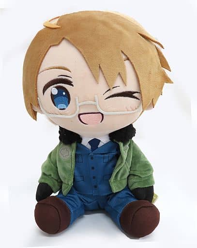 America (Alfred) - Plush - Hetalia (アメリカ(目閉じ) BIGぬいぐるみ