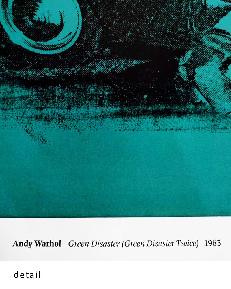 Green Car Crash（2010）ポスター【Andy Warhol│アンディ・ウォーホル