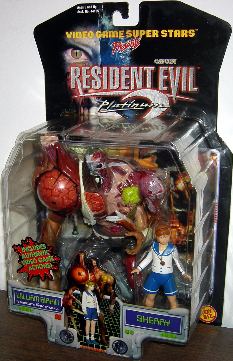 William Birkin Sherry Resident Evil 2 Platinum action figures