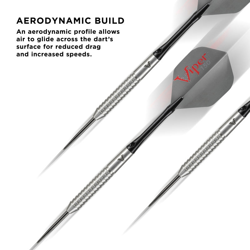 Viper V-Factor Darts 90% Tungsten Steel Tip Darts 22 Grams – GLD