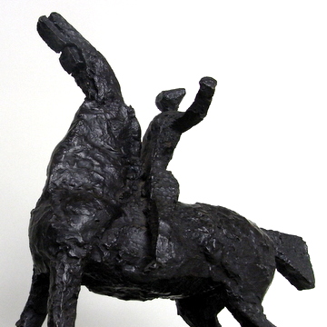 ギヤマン 「Cavalier du Matin」 ブロンズ作品 ギヤマン本領の人馬像