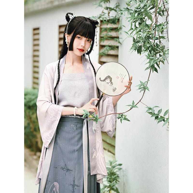 古怪舎]中国着物風カーディガンとキャミソールデザイン – 個性的な