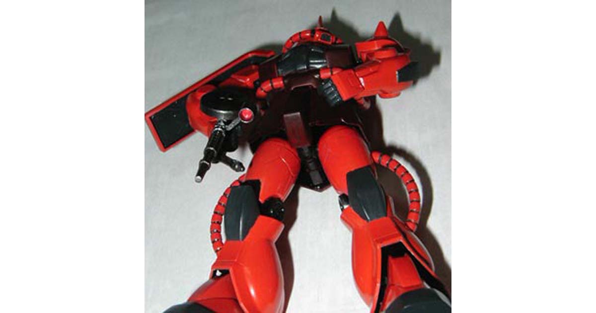 FGシャアザクはこうして作りあげる・作り方解説 ガンプラ120%!