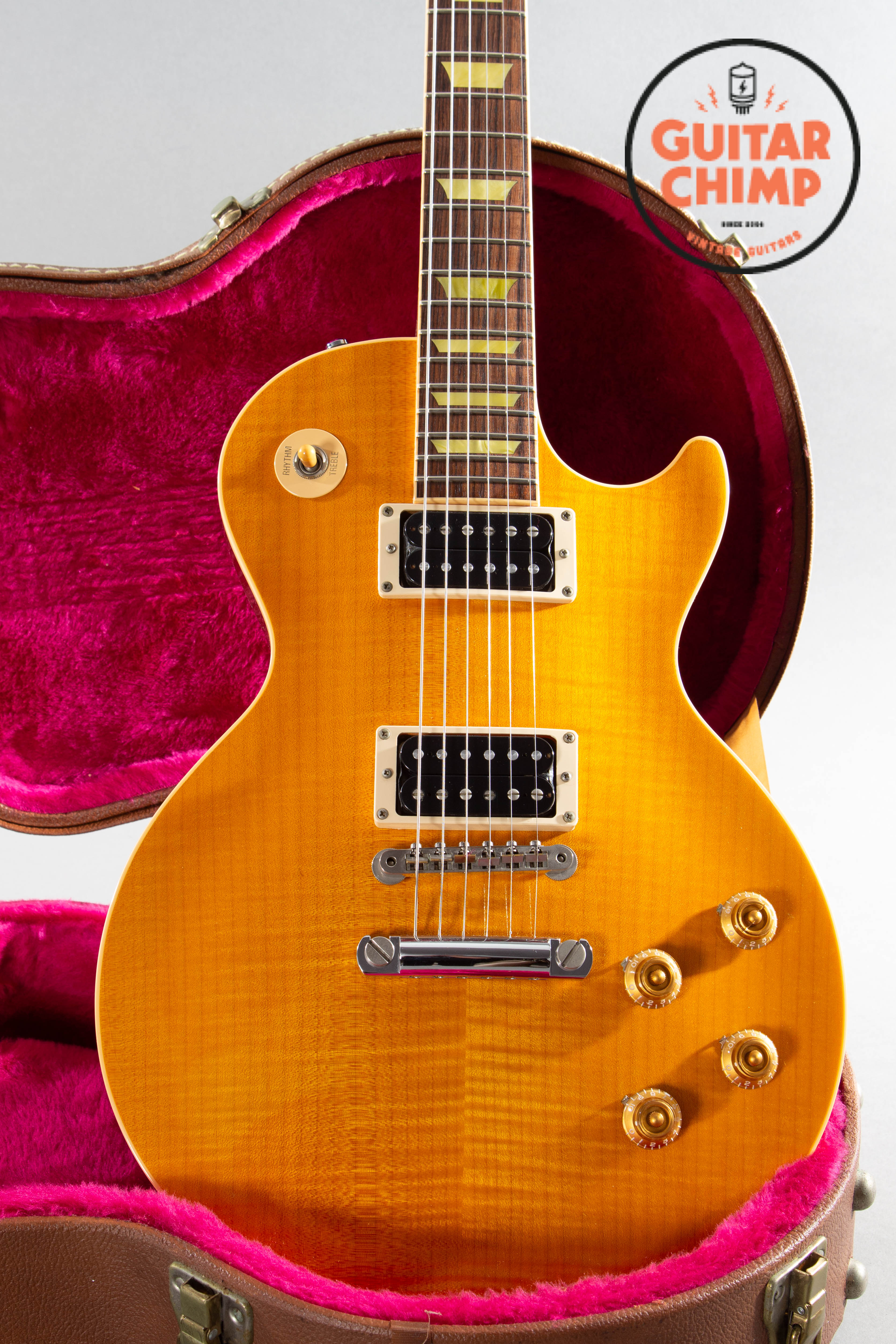 1999 Gibson Les Paul Classic Plus – Trans Amber, Slim '60s Neck
