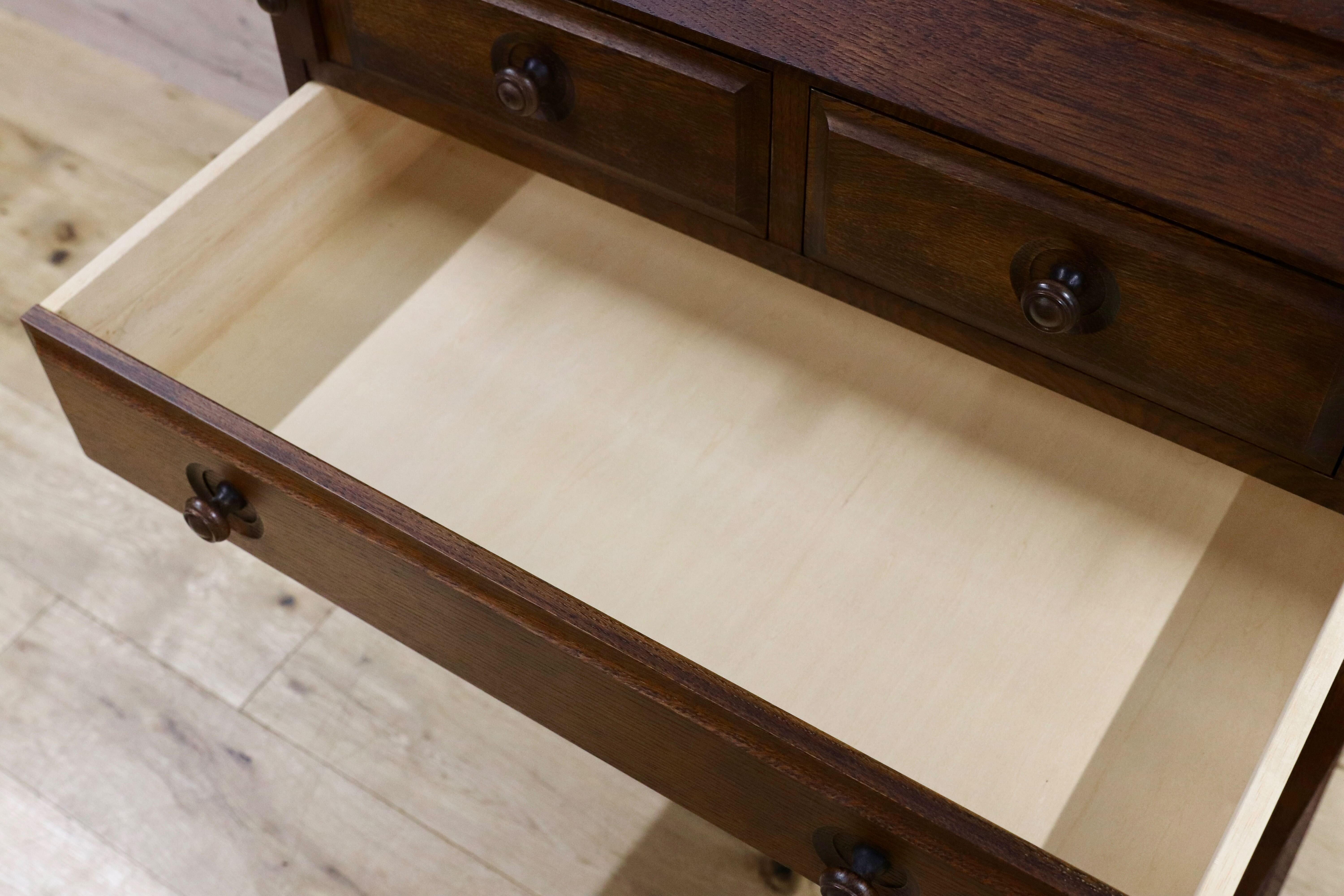 GMHS513○えぞ民芸家具 EZO 蝦夷 ミミック ライティングビューロー