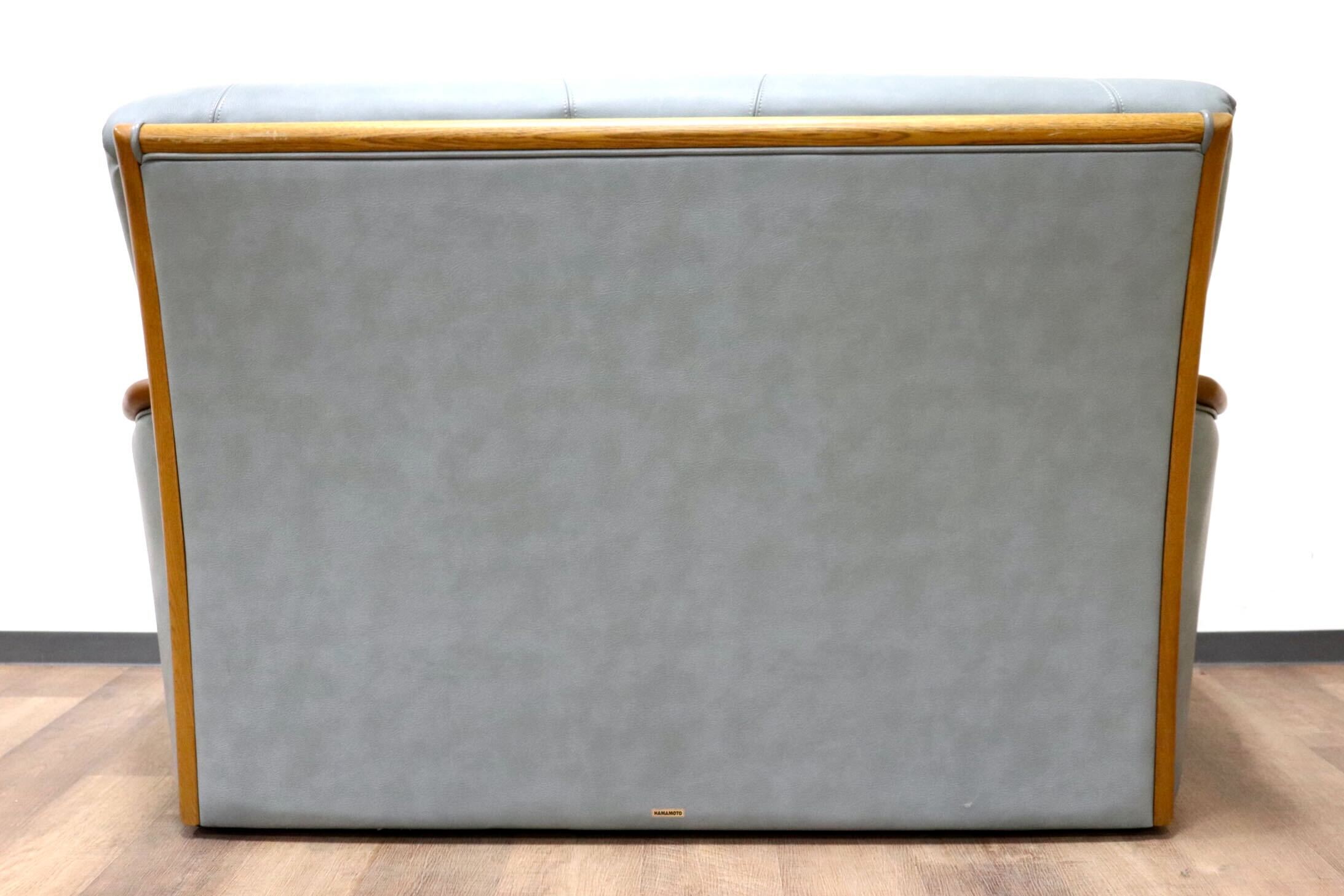 GMGK260B○浜本工芸 / HAMAMOTO 2人掛けソファ ラブソファ 長椅子 本革