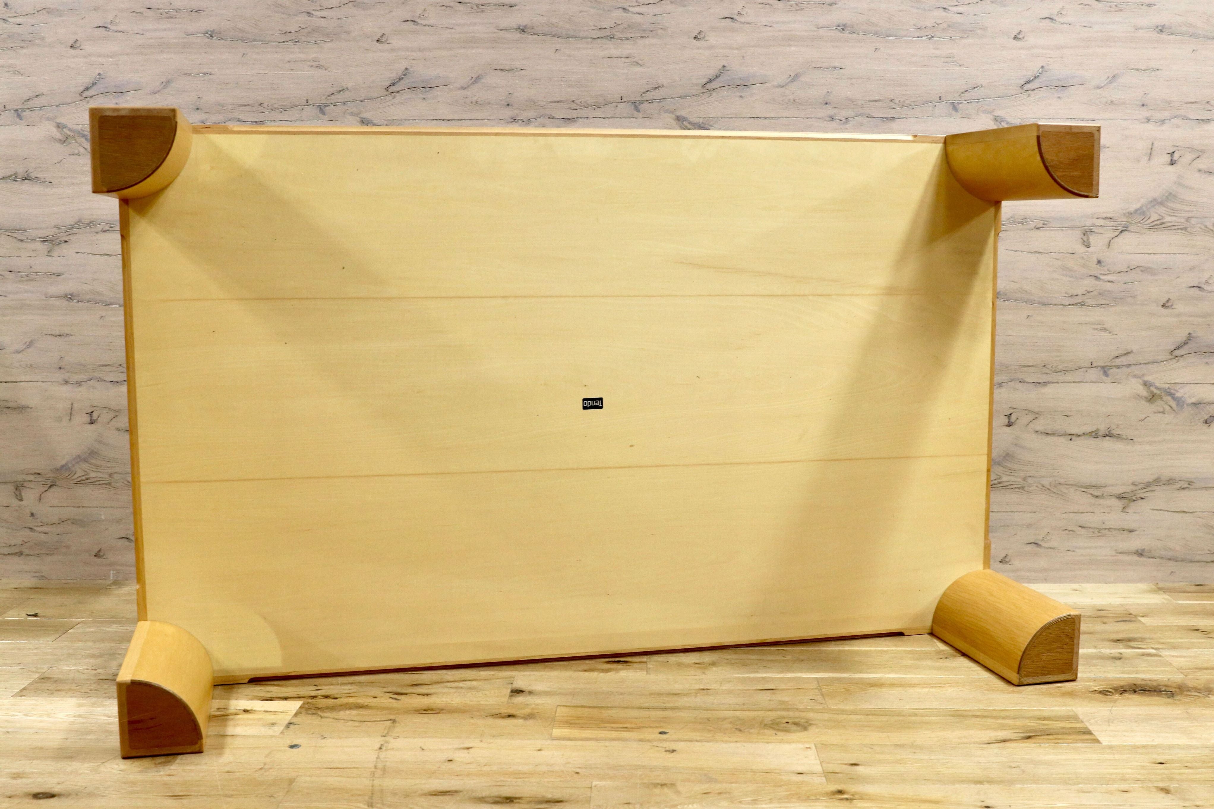 GMFK843F○天童木工 / Tendo T-2573 メープル材 センターテーブル 座卓