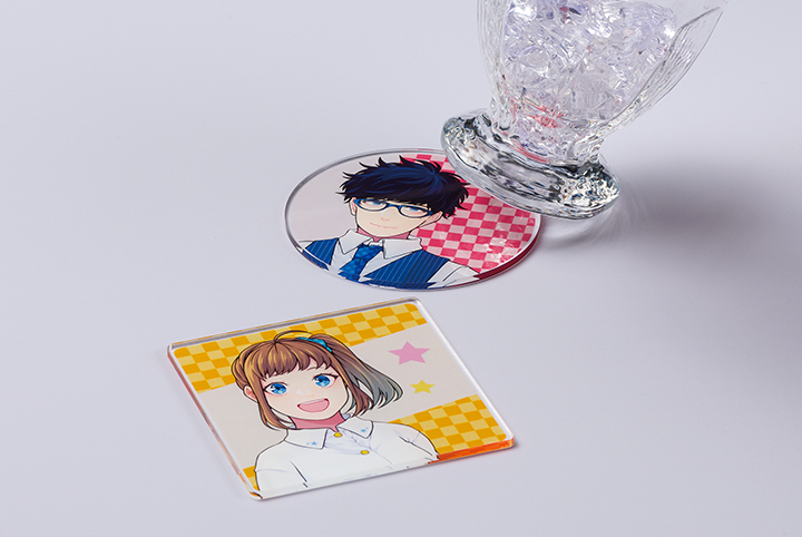 アクリルコースター｜アクリル・ノベルティ｜総合印刷｜製品とサービス