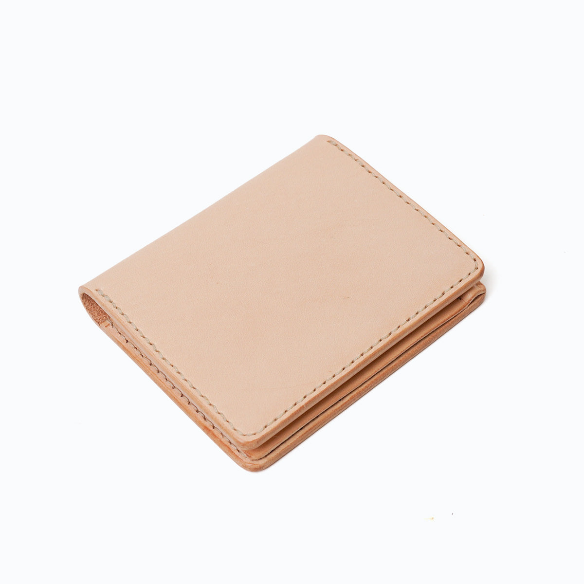 マネークリップウォレット｜ヌメ革素地 – h&craft.