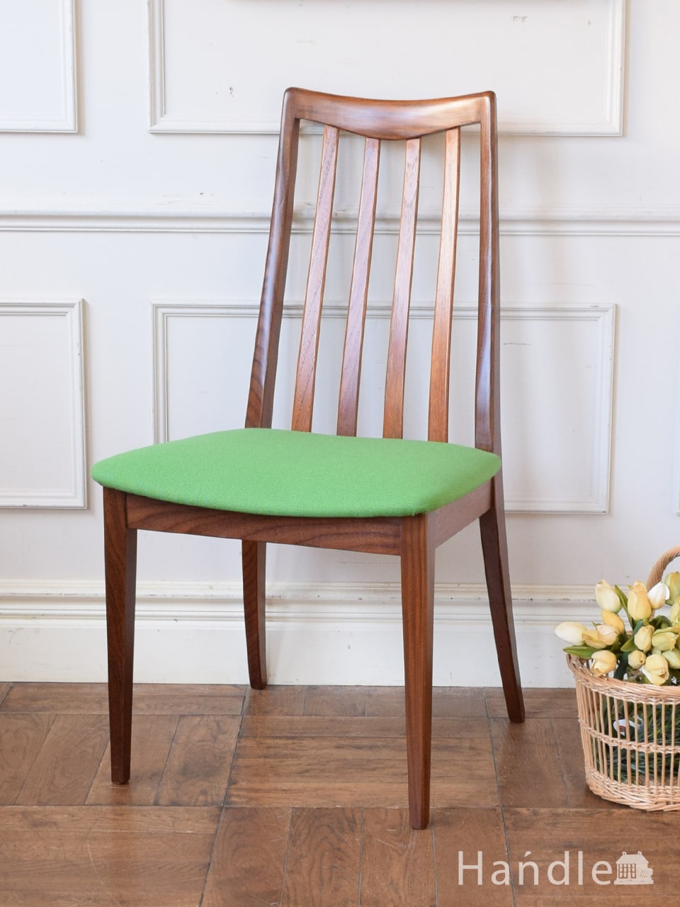 G-PLANのおしゃれなダイニングチェア、フレスコシリーズのビンテージ