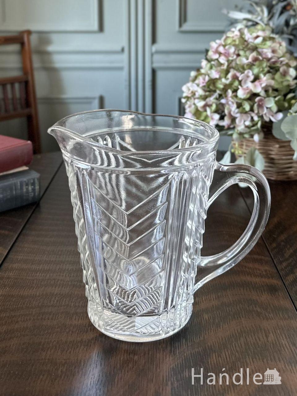 アーサーウッド(Arthur-wood)のアンティーク水差し、馬の形の持ち手が