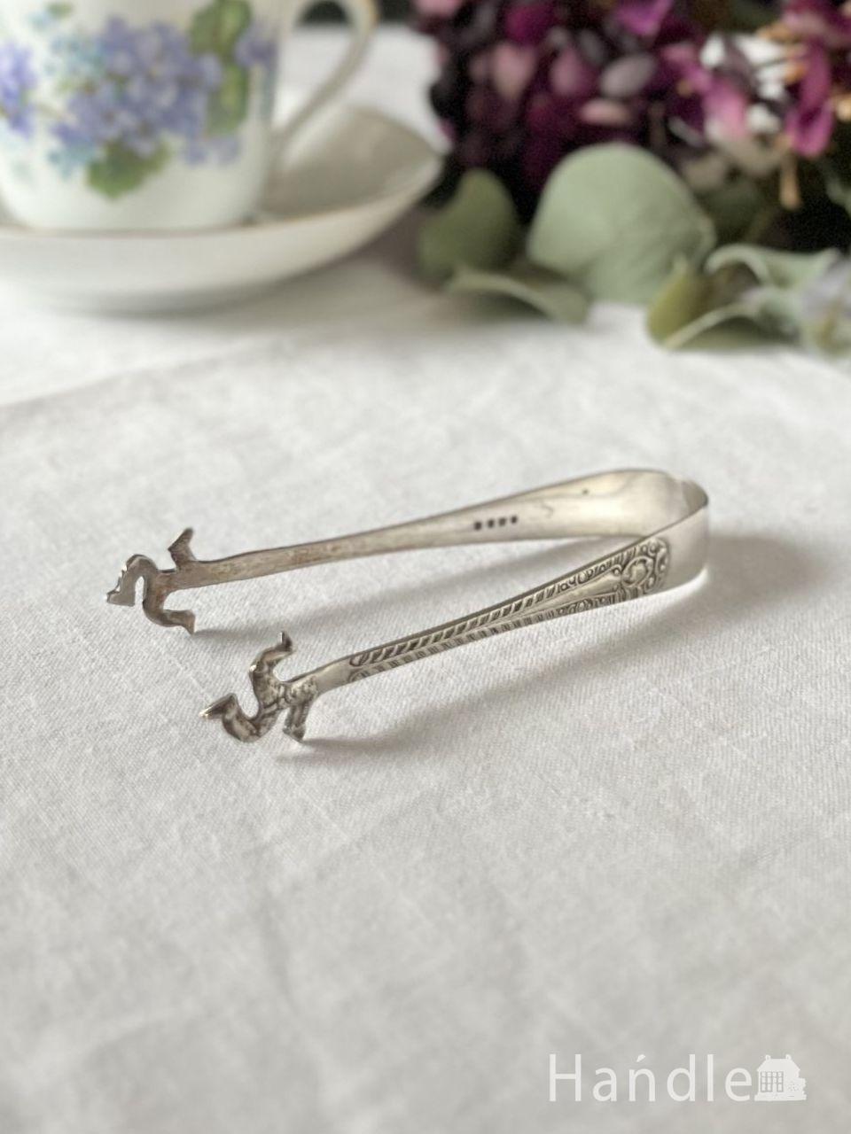 シェフィールドの美しいティースプーン、英国アンティークの銀の