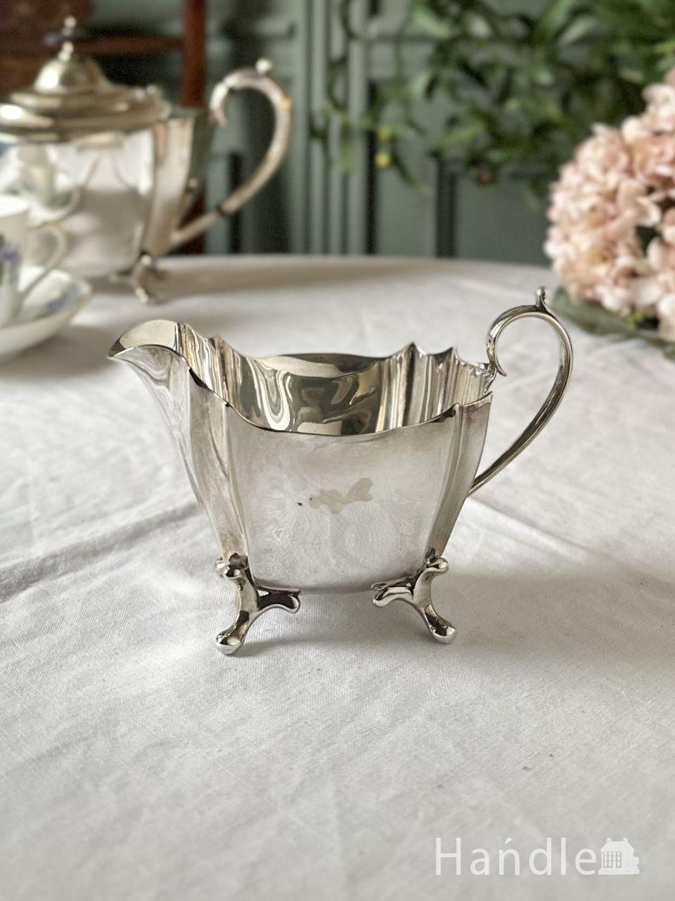 可愛い縁どりのレース、フランスアンティークドイリーレース(d-1310-z