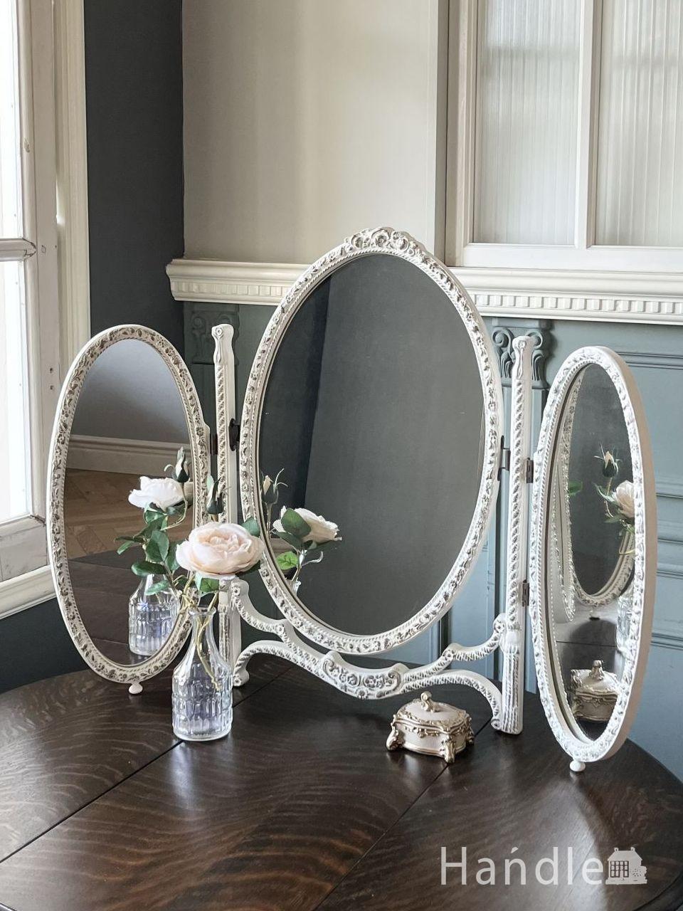 アンティーク バーボラミラー(k-2517-z)｜アンティーク雑貨